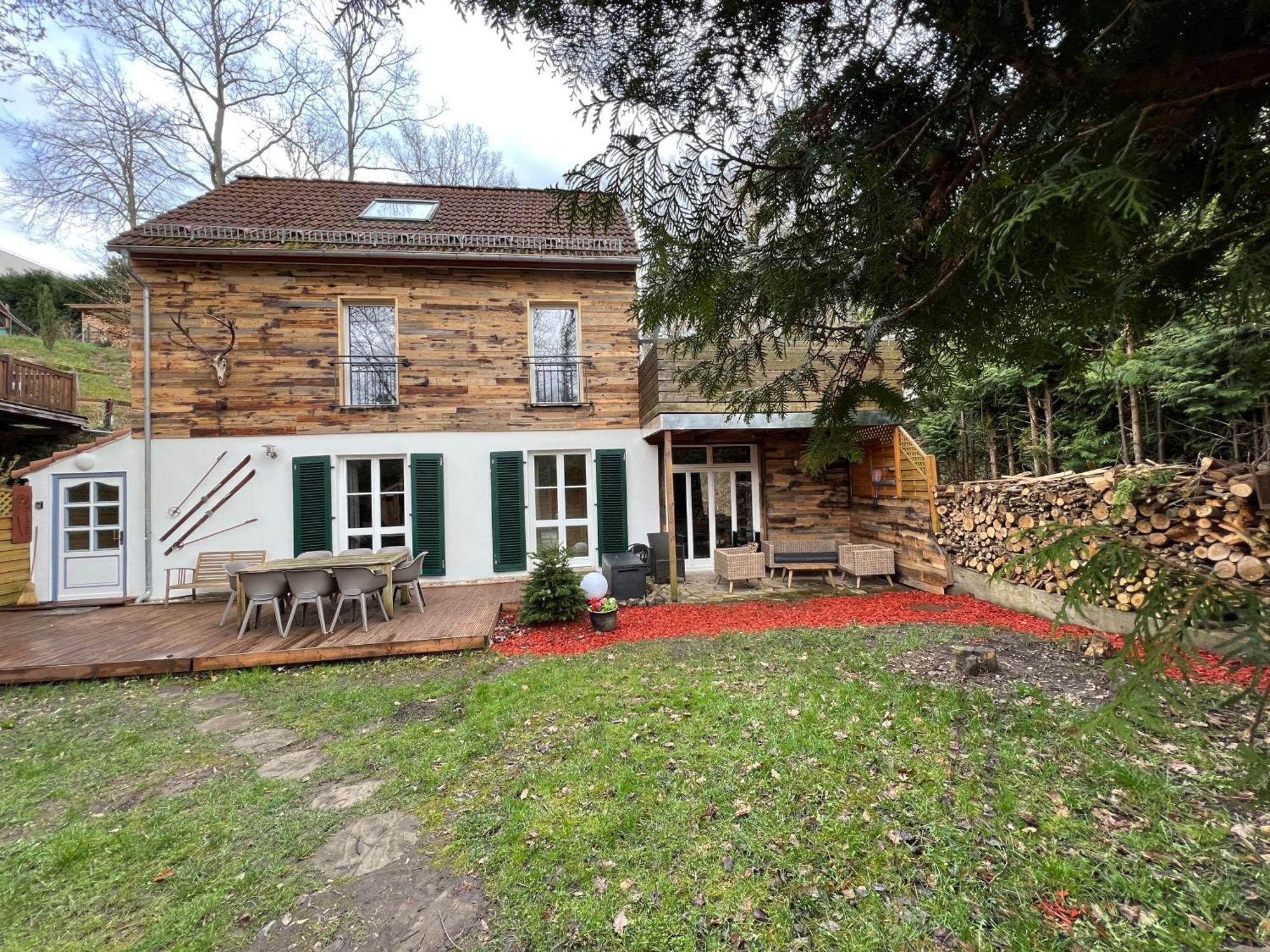 Chalet Ferienhaus Dresden Exterior foto